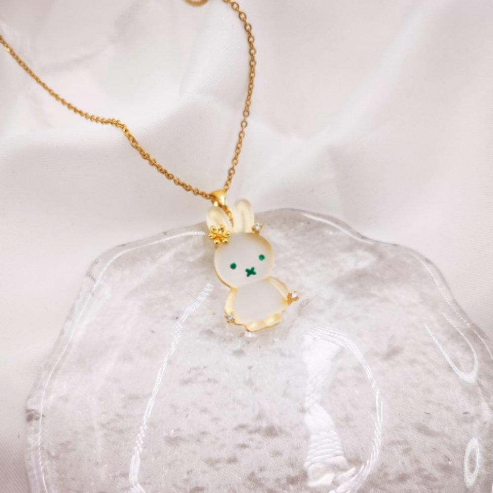 The new design of the Jade Rabbit necklace